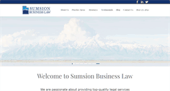 Desktop Screenshot of businesslawutah.com