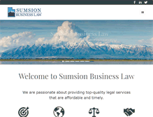 Tablet Screenshot of businesslawutah.com